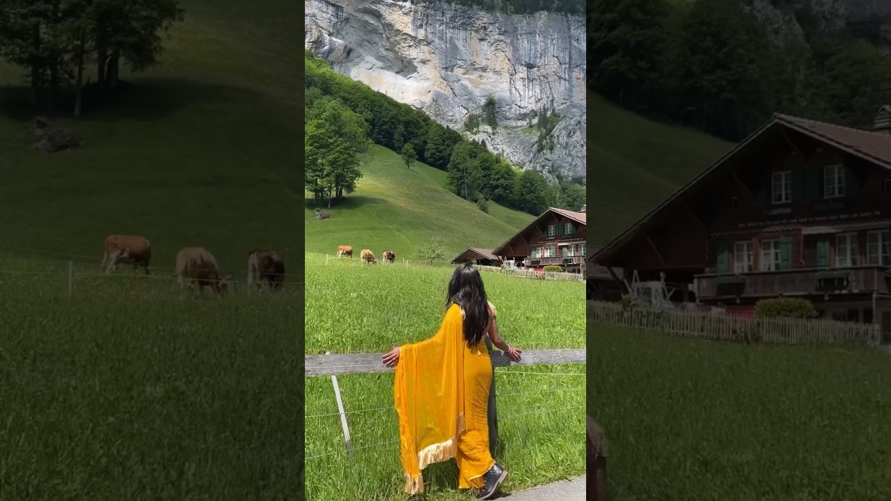 Living my bollywood dream in Switzerland 🇨🇭. Full video coming on channel