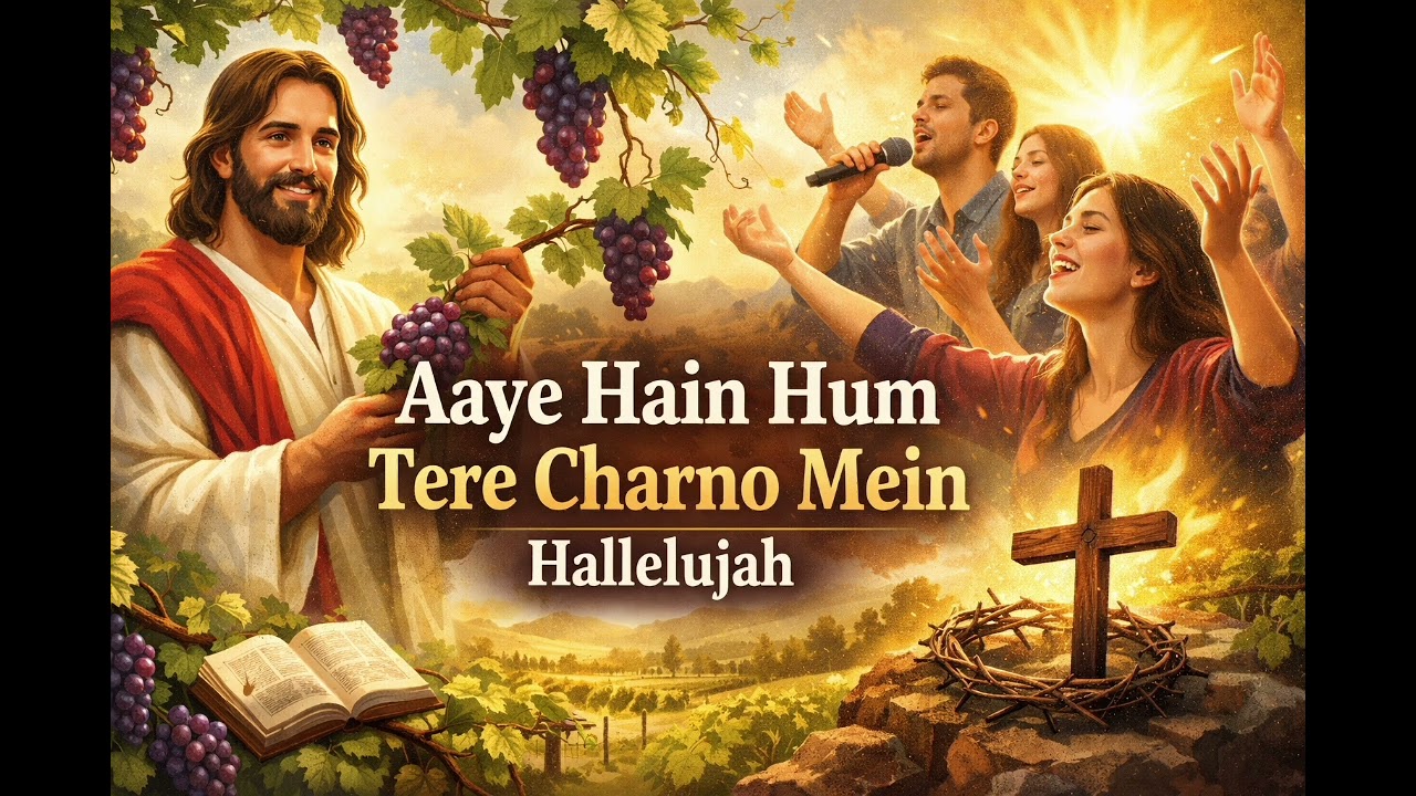Aaye Hain Hum Tere Charno Mein | Hindi Christian Worship Song | Hallelujah Praise #yeshu 