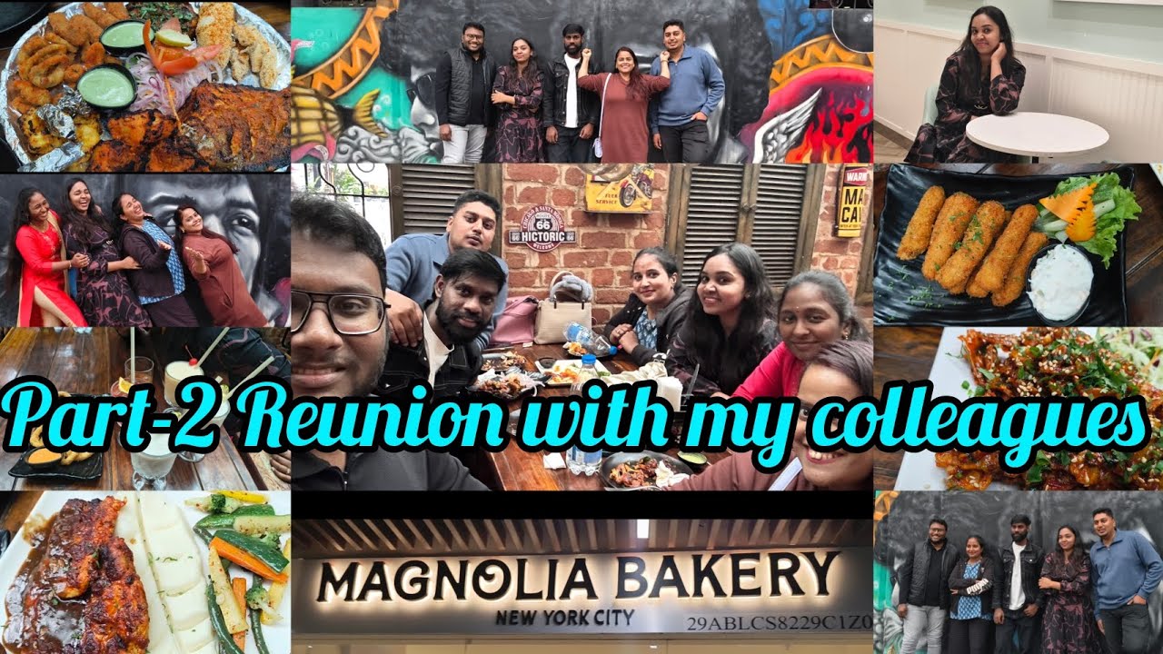 Part -2 Colleagues reunion yummy food must try#trending#1522 #magnolia #bangalore #foodlover