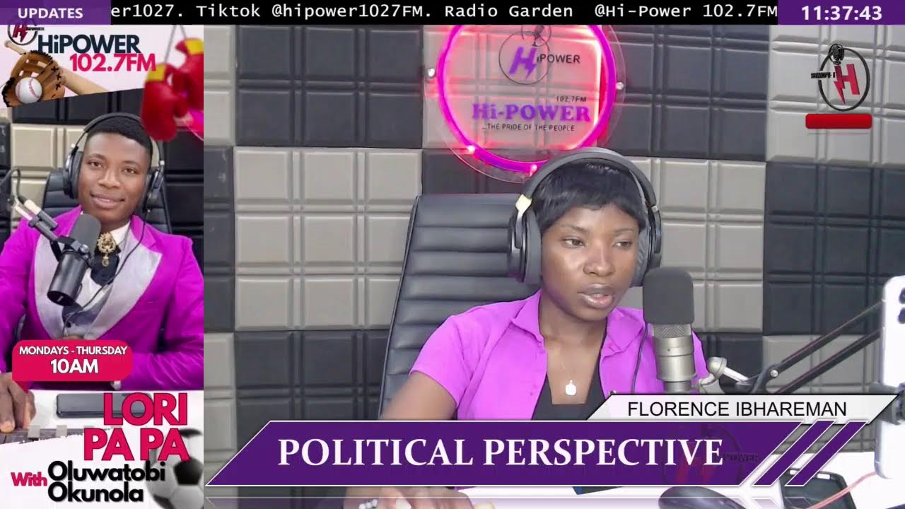 POLITICAL PERSPECTIVE WITH FLORENCE IBHAREMAN
