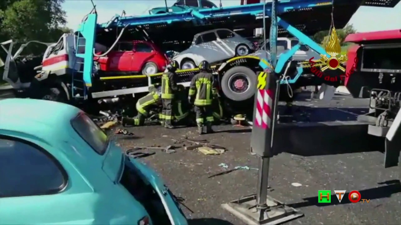 Vigili del Fuoco - Frosinone, Incidente stradale sulla A1 - www.HTO.tv