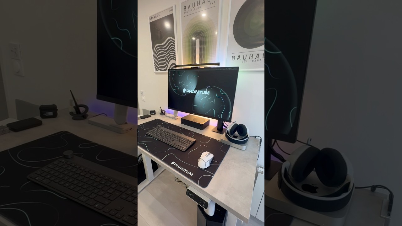 PHANTUM : Nebula dark & white ! 🔥❤️ Le meilleur tapis gamer XXL !