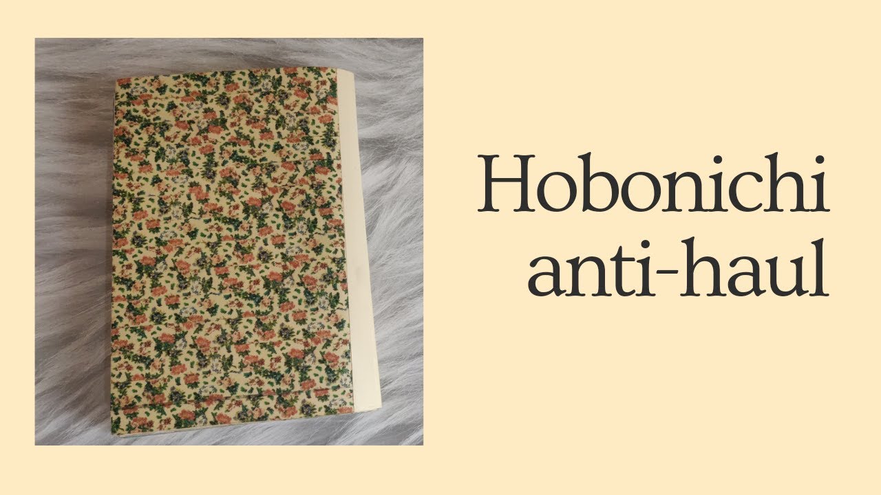 HOBONICHI ACCESORIES I WILL NOT REPURCHASE