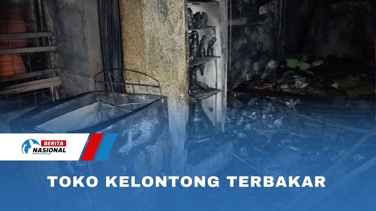 Toko Kelontong Terbakar