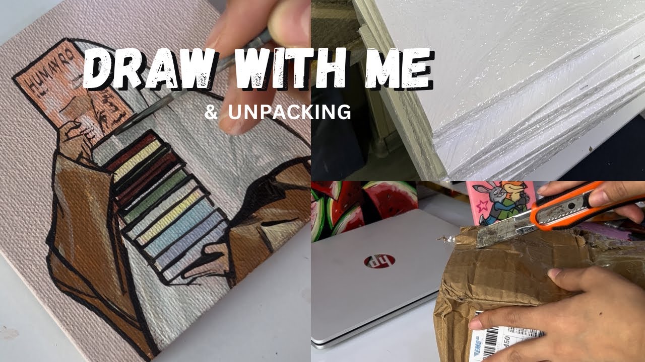 🖼️Rasim chizamiz  va Unpacking qilamiz | Let's Paint & Unpacking | 