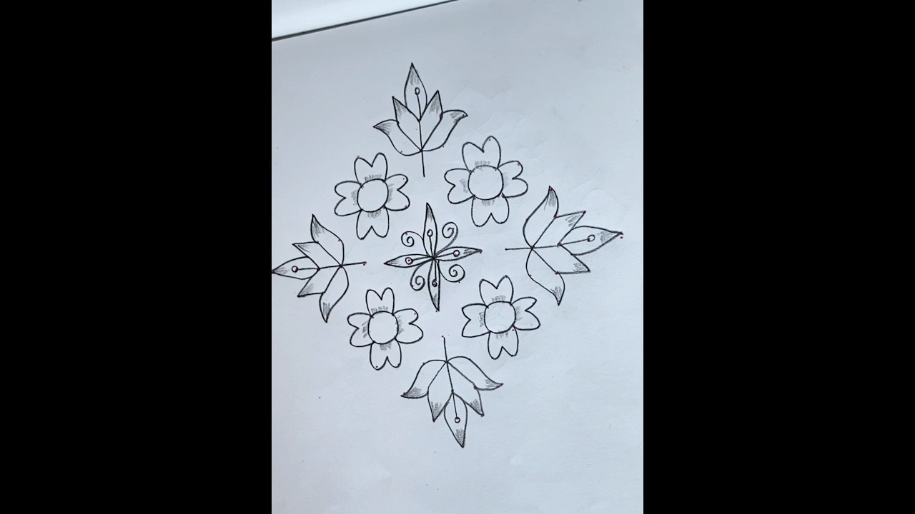 Quick & Easy Rangoli 🌸 | Everyday Kolam Design