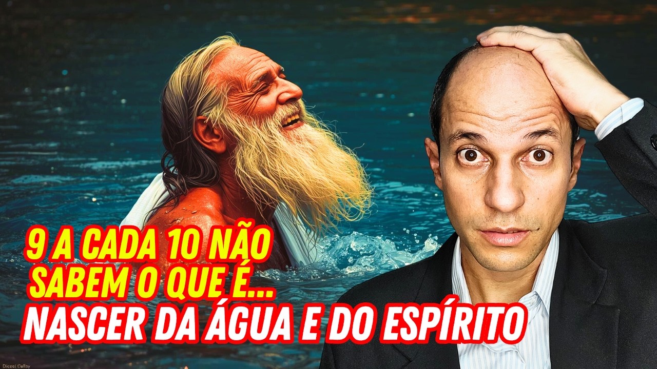 Nascer da água e do Espírito. Você precisa saber o que significa isso!