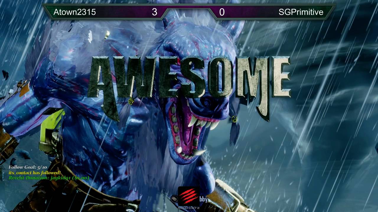 Season 3 Group Sets: Atown2315 (Sabrewulf) vs. SGPrimitive (Shadow Jago)