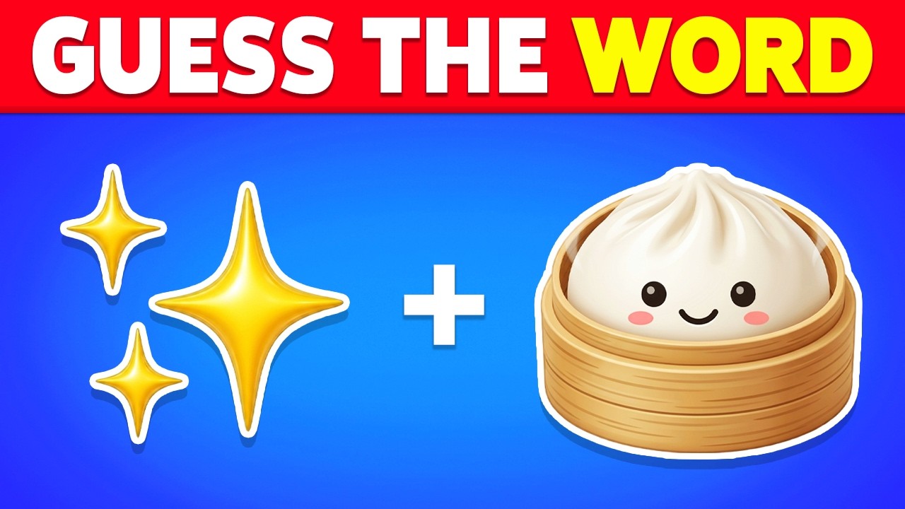 Guess The WORD By Emojis? 🤔💭✅ Popular Words 2026