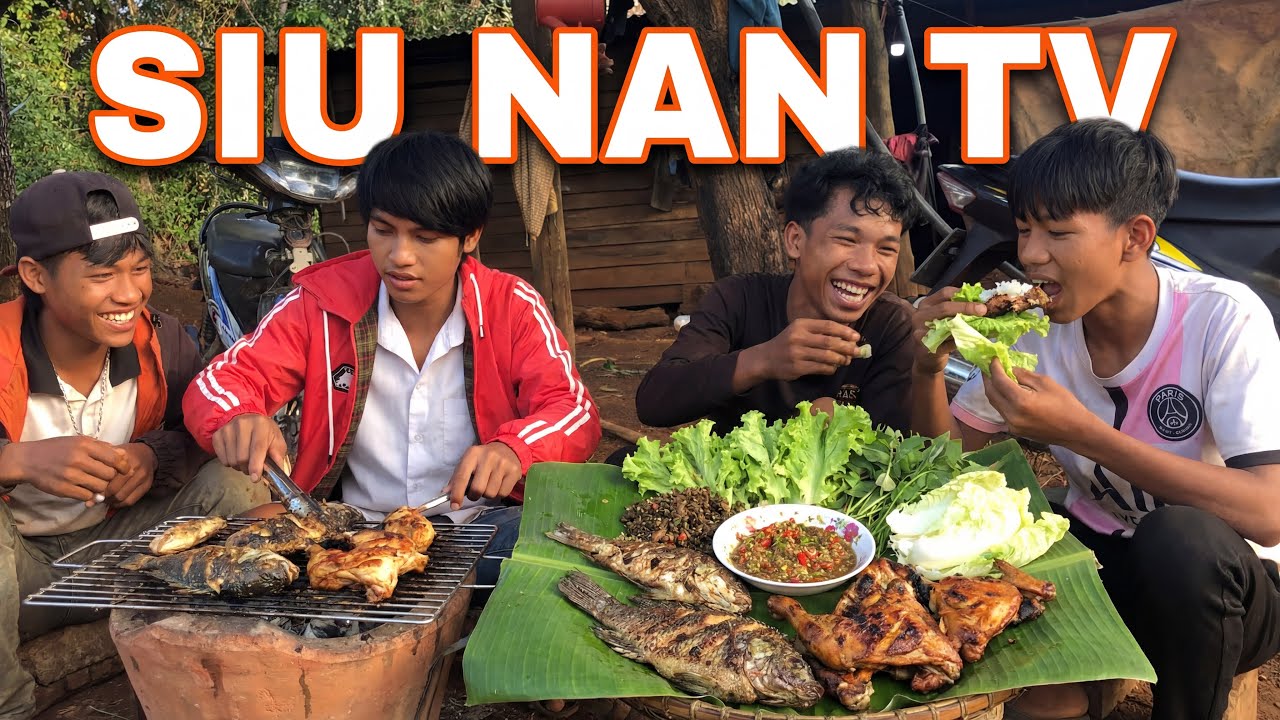 4 Anh Em Dậy Từ Sáng Sớm Nướng Món Ăn – Coi Mà Thèm | @siunantv 