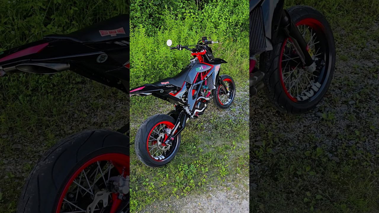Custom Aprilia SXV 550 | Beautiful V2 Supermoto #sxv #supermoto #shortsfeed #shorts