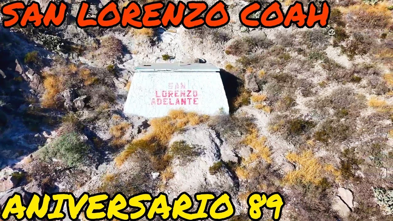 RECORRIENDO LAS CALLES DE SAN LORENZO COAH HOY EN SU ANIVERSARIO 89