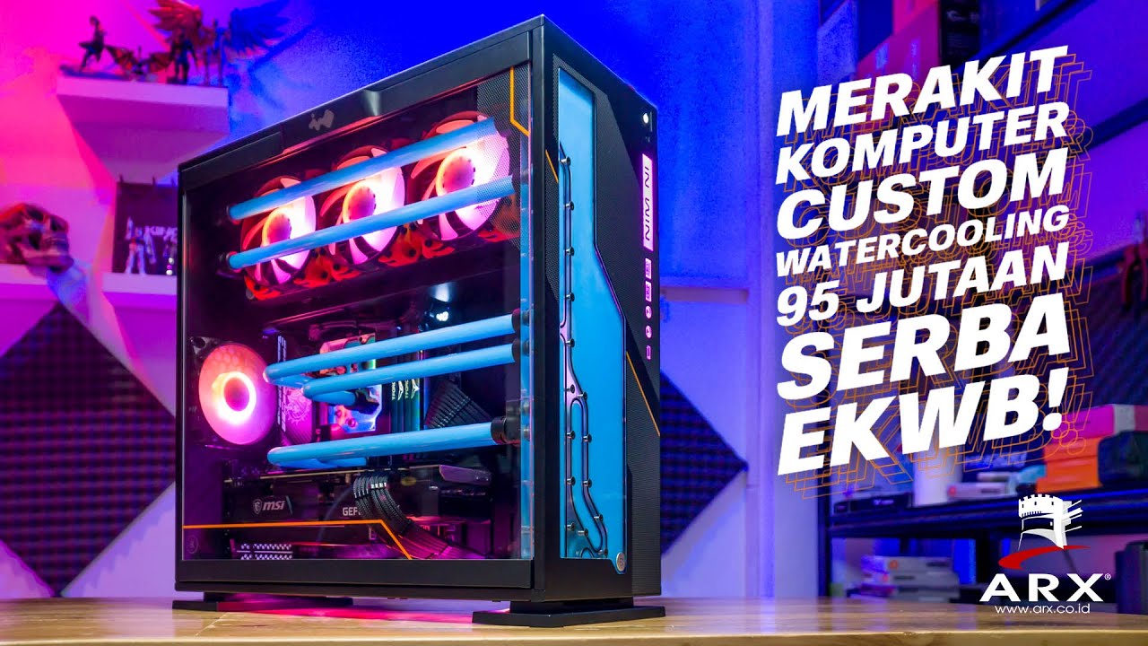 MERAKIT PC GAMING CUSTOM WATER COOLING SERBA EKWB SEHARGA 95 JUTAAN Feat MSI MPG Z590 Carbon EK X