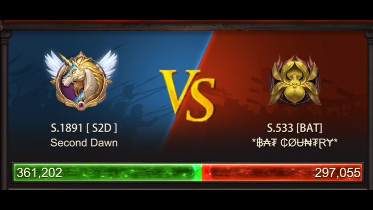 EVONY TKR BOG | S2D vs BAT