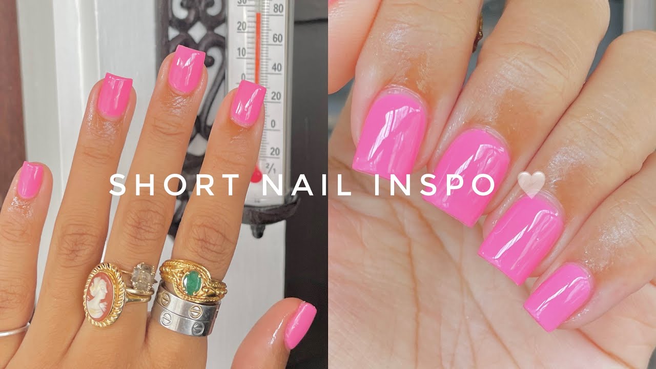 THE EASIEST BEGINNER FRIENDLY NAIL TUTORIAL | SHORT & SIMPLE NAILS| SUMMER NAIL INSPO 💗