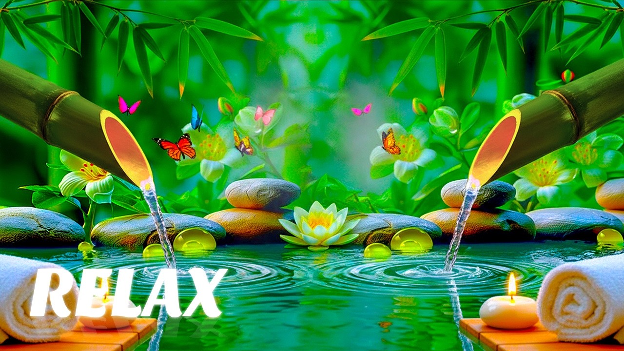 Soft Piano Music with Water, Heal & Let Go of Stress | Deep Relax | Deep 😴