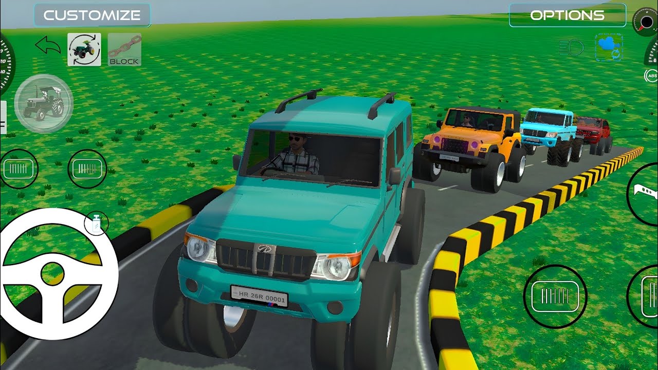 Driving Scorpio And Thar in Game 🔥 #scorpio #4x4 #fortuner #thar #gamingvideos .. 
