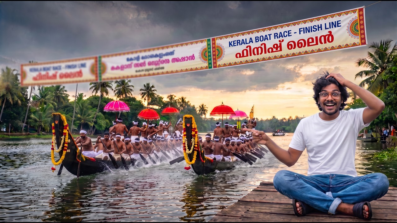 I Went to See Incredible Snake Boat Race of Kerala | Olympics of Kerala