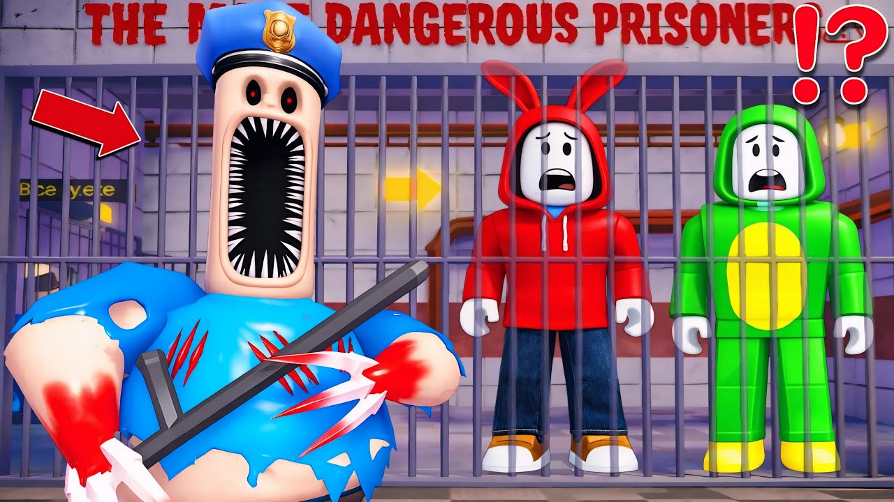 Escape The SCARIEST BARRY.EXE PRISON! 😱 | Mikey & JJ Roblox
