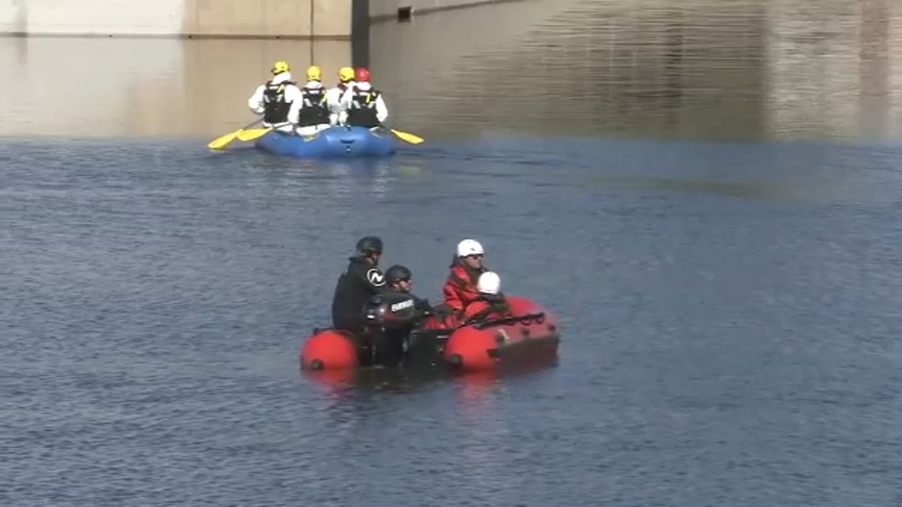 1 killed, 4 presumed dead after 10 swept away in floodwaters