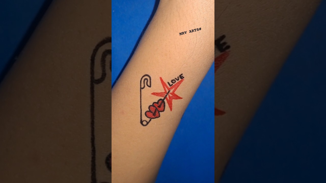 beautiful love tattoo 👌❤️👌 #new #shorts #viral #2t26 #trend