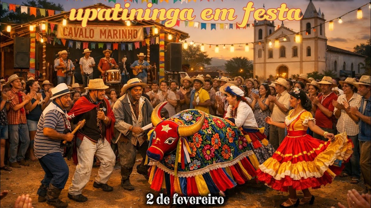 Cavalo marinho boi pintado/ upatininga/ festa dia 2 de fevereiro 
