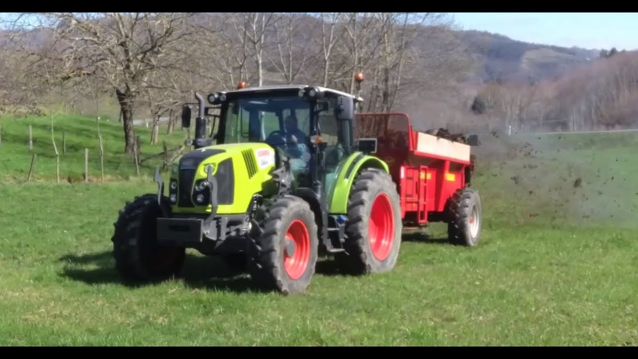 Épandage de Fumier 2020 / Claas Arion 420 / Deguillaume / CAT TH 407