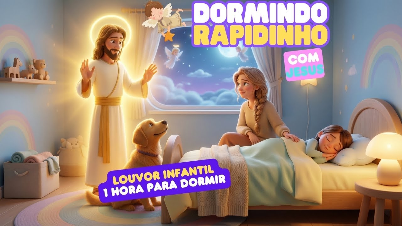 Canções de Ninar com Jesus | Música Infantil Gospel Para Acalmar e Dormir em Paz