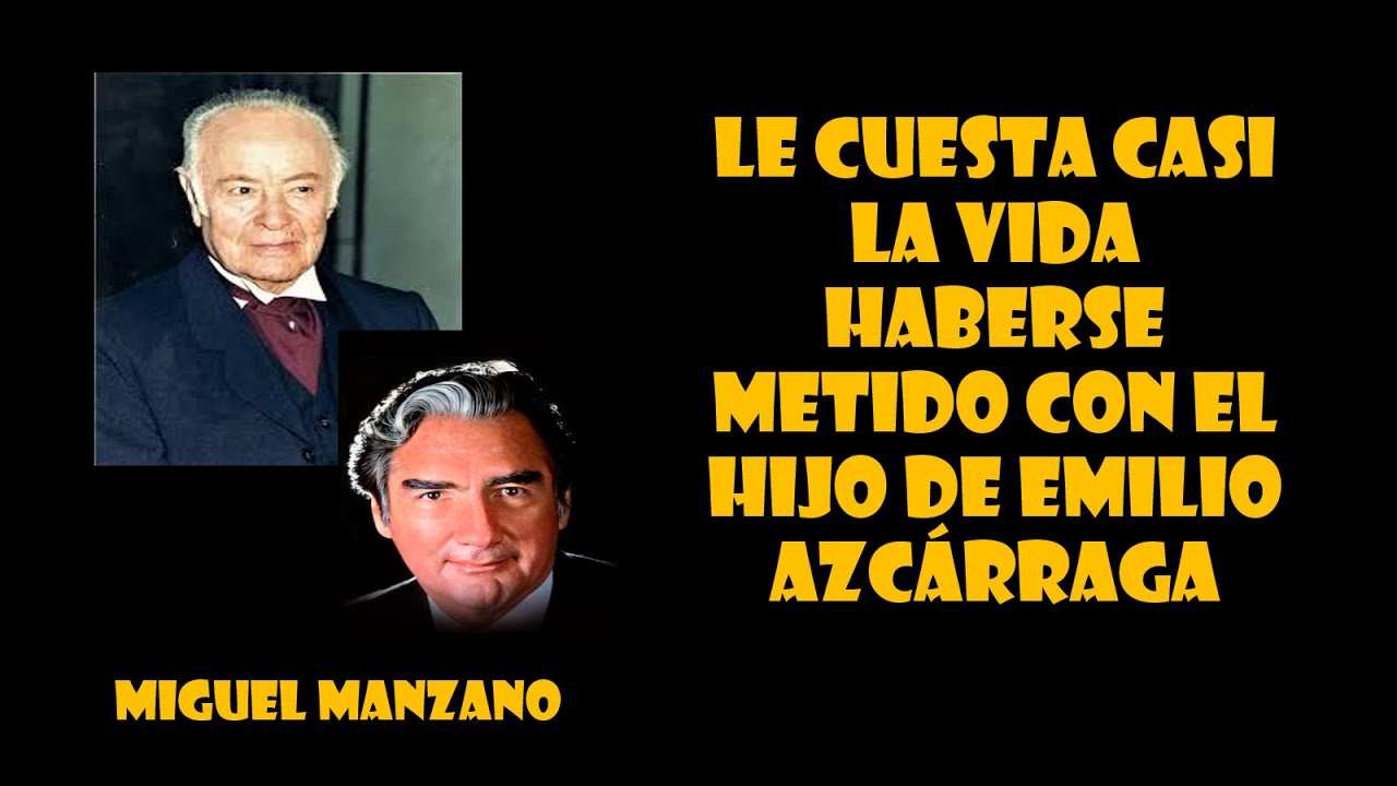 Это чуть не стоило ему жизни из-за того, что он связался с сыном Эмилио Аскарраги.