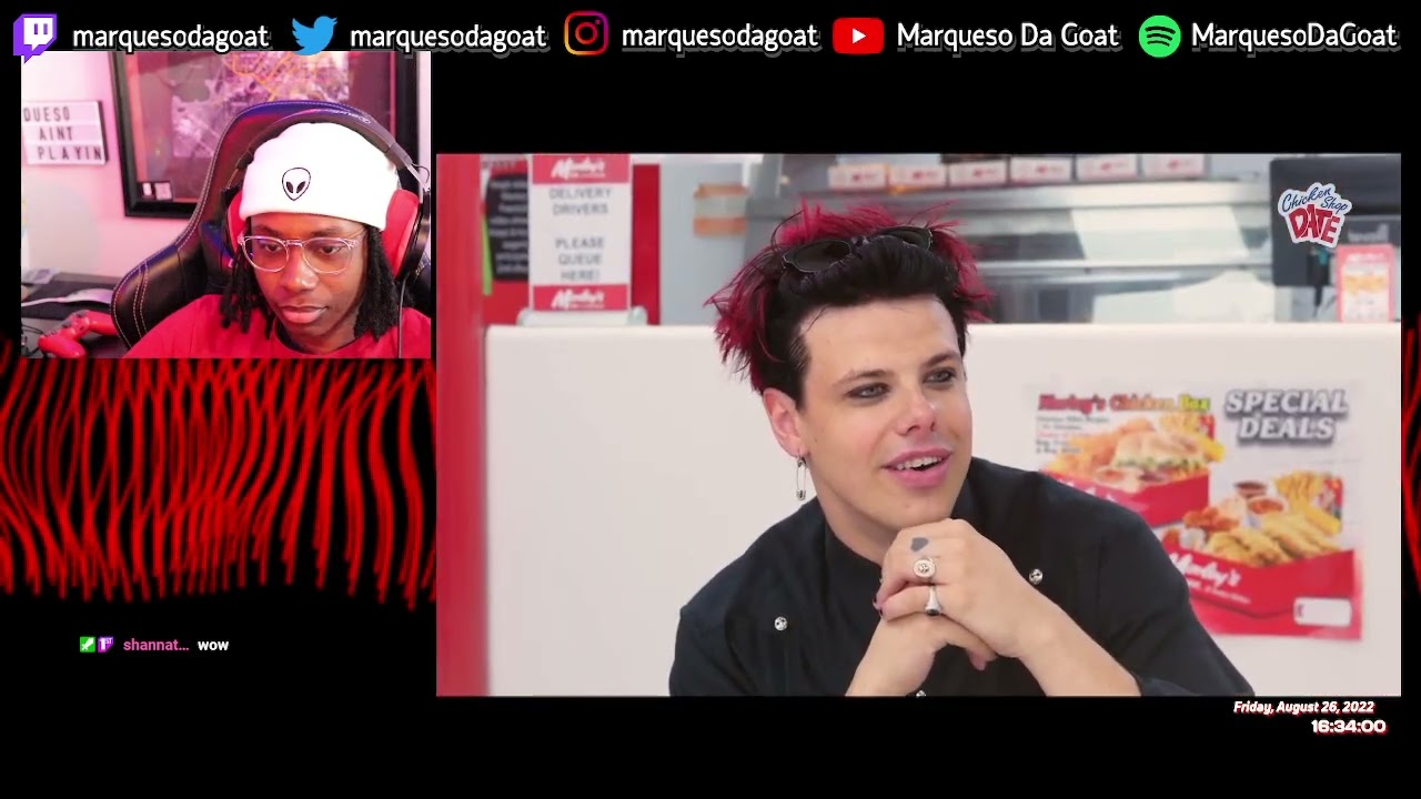Amelia DImoldenberg - CHICKEN SHOP DATE w YUNGBLUD | REACTION