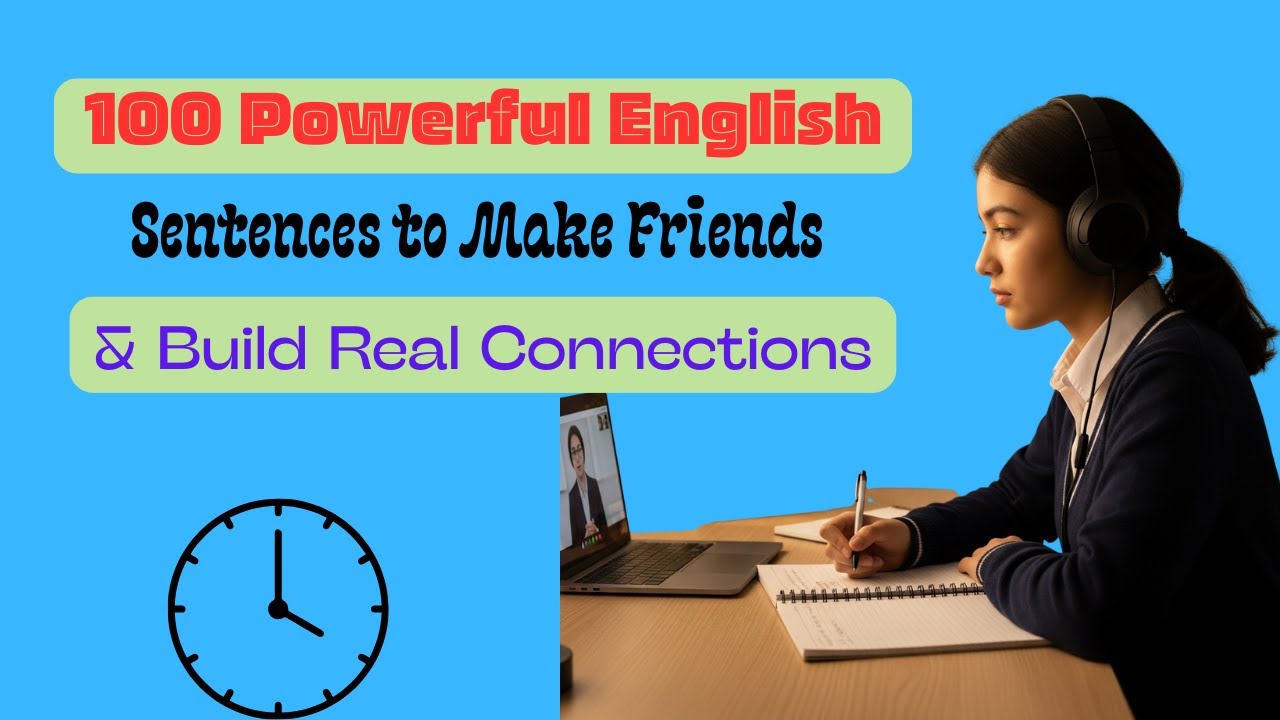 100 Powerful English Sentences to Make Friends & Build Real Connections