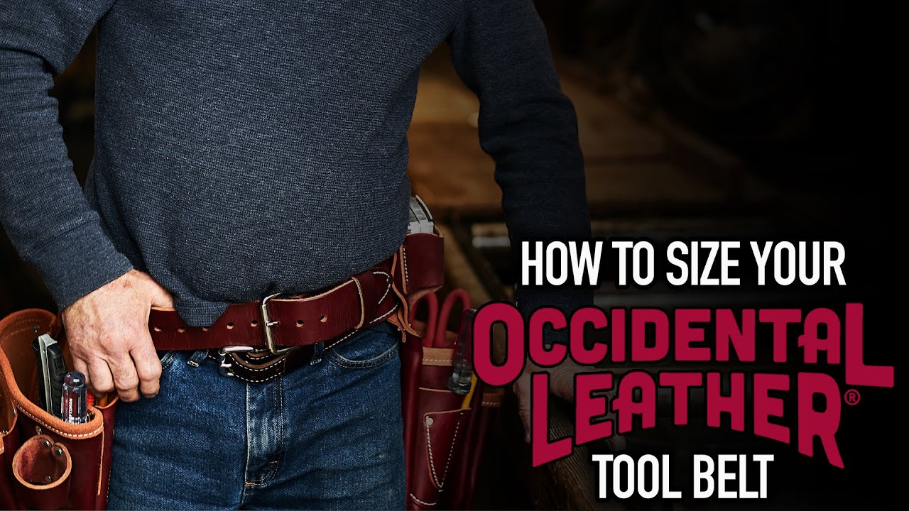 How to Size Your Occidental Leather Tool Belt