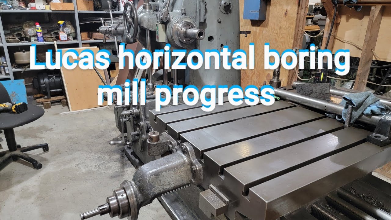 Lucas no 41 horizontal boring mill progress