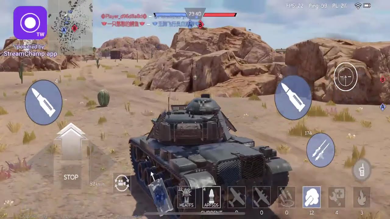 War thunder tank Broadcast powered by StreamChamp