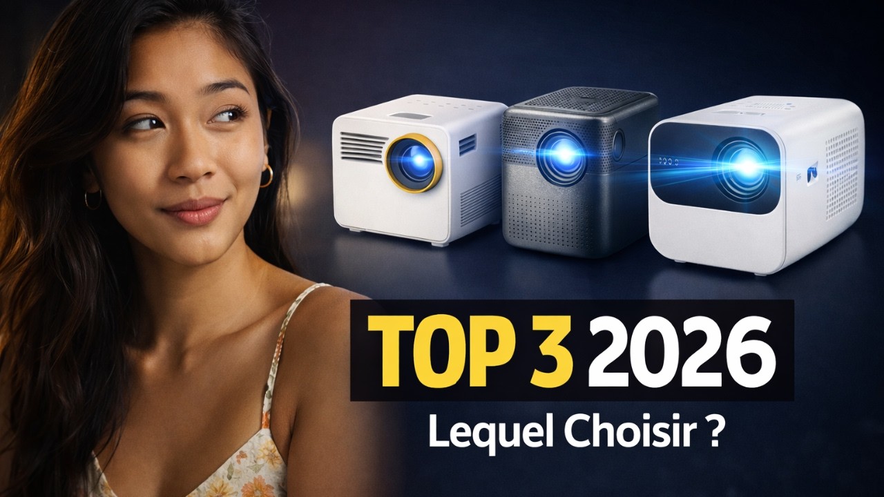 🏆 TOP 3 Mini Projecteurs Portables 2026 — Lequel Choisir ? (Comparatif Honnête)