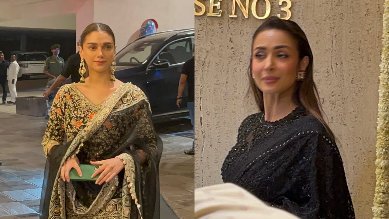Malaika Arrora Aditi Rao Hydari Manish Malhotra Diwali Party