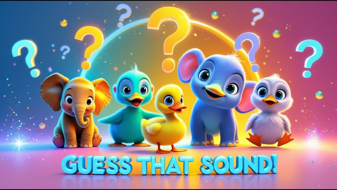 Animal Sound Guessing Game 🐘🐬🦆 Interactive Fun for Kids