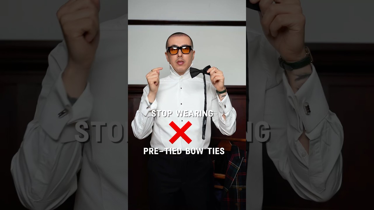 Do you wear Pre or Self Tie Bow Ties? #mensstyleguide #bowtie #bowties #mensaccessories #dandy