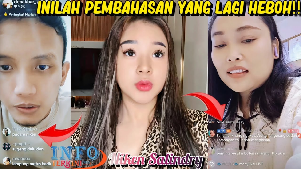 Info Heboh Niken Salindry & Den Akbar Bikin Tante Jesi Kena Serang Net Julid⁉️ Yg Baper Skip Aja✌️ 