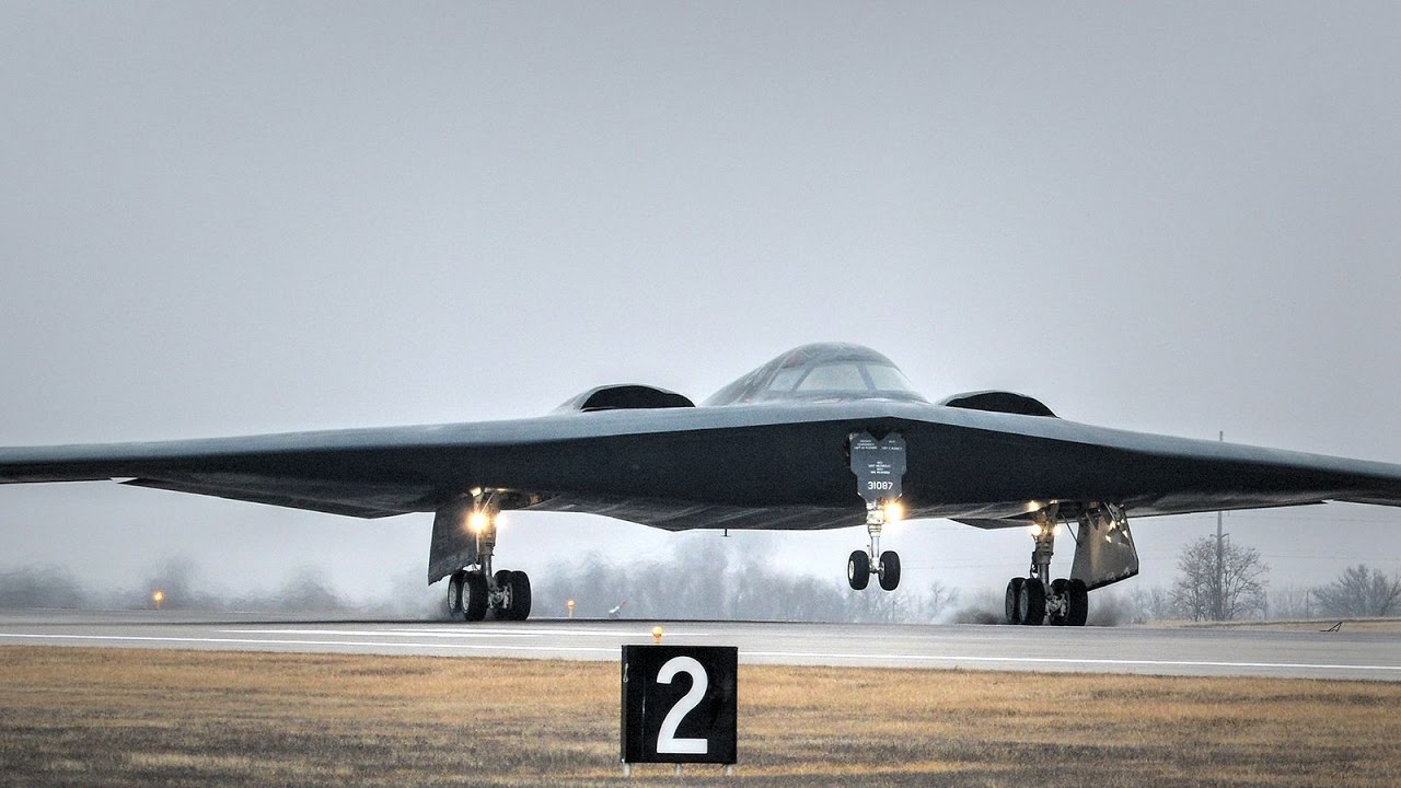 Air Force B-2 Stealth Bomber Returns to Whiteman AFB After Mission
