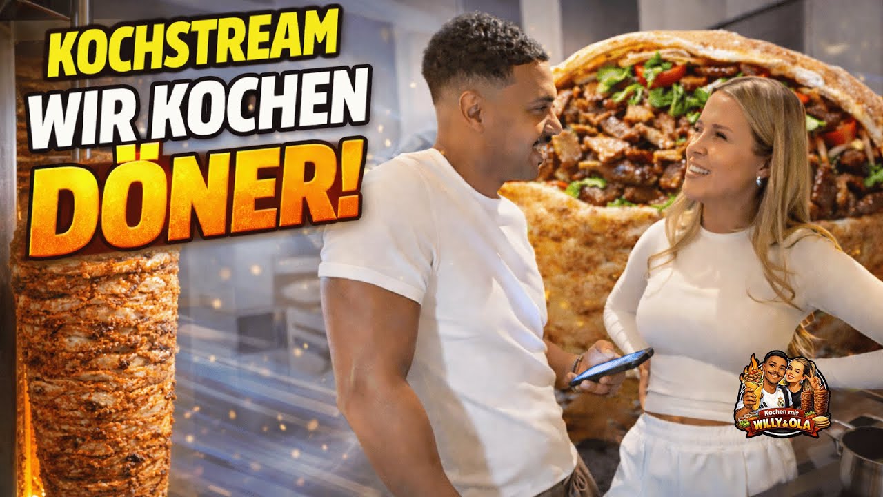 Ich koche meiner Verlobten einen Döner😍🥙 | Kochstream Highlight