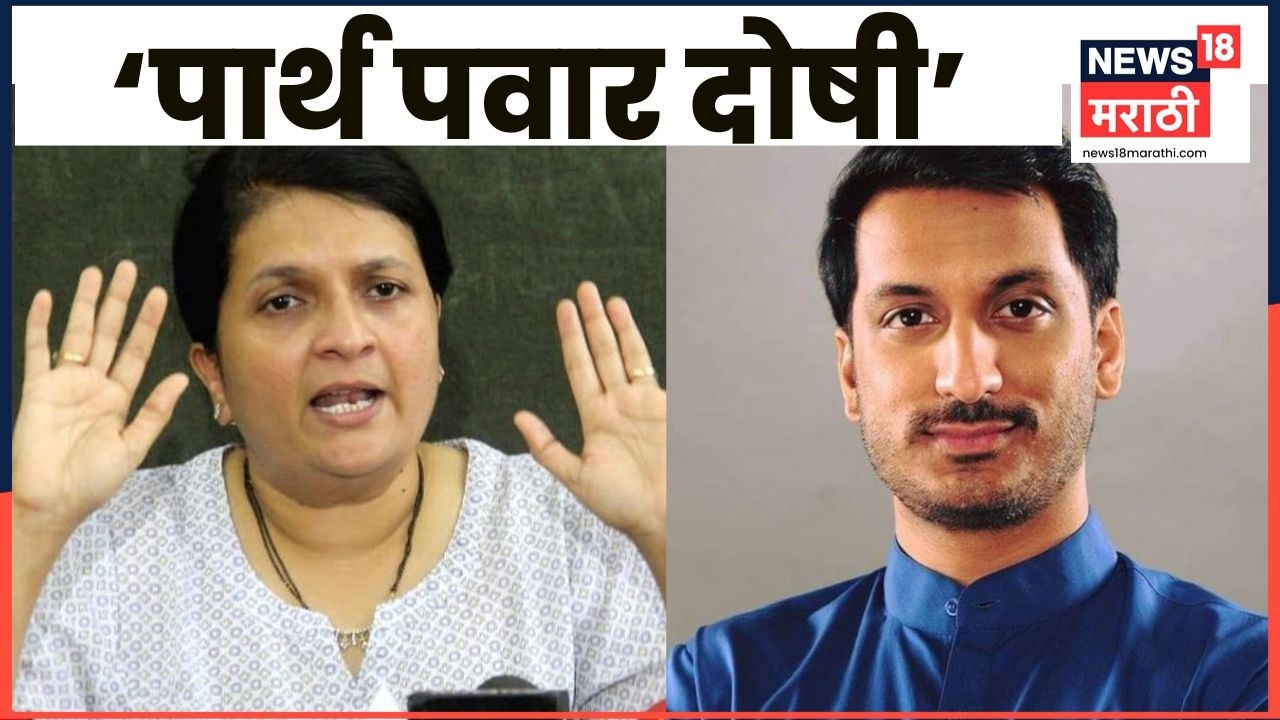 Anjali Damania On Parth Pawar News | जमीन घोटाळा प्रकरणी पार्थ पवार दोषी, दमानिया पुन्हा आक्रमक