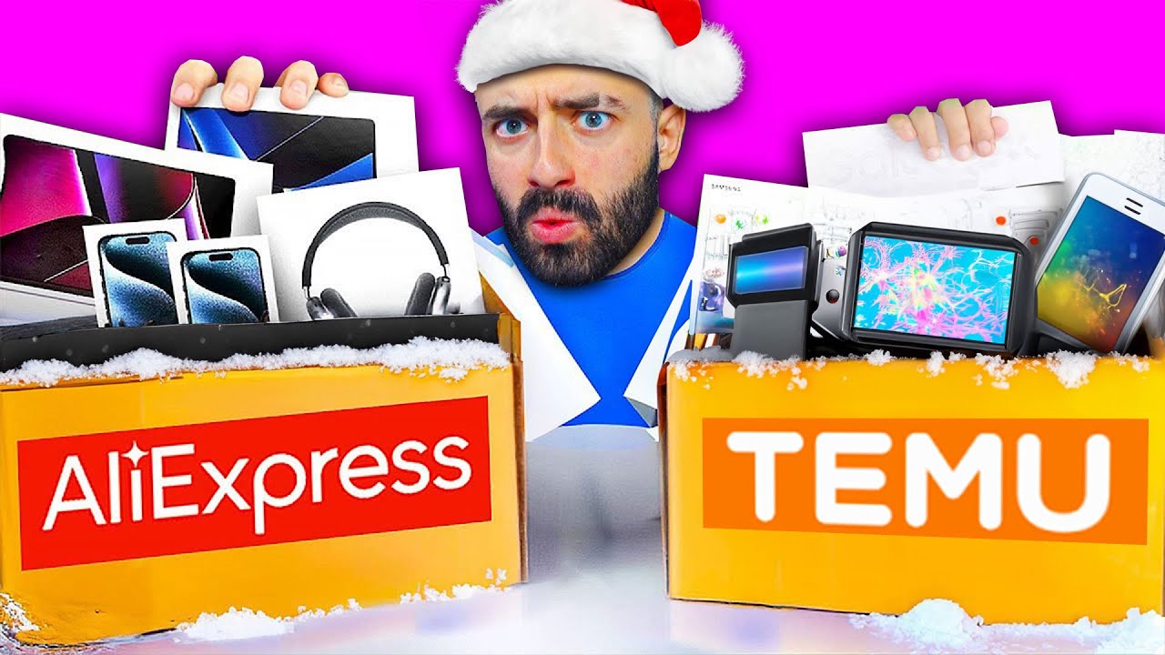 3 GADGET di TEMU e ALIEXPRESS da 80€... Esplodono? 📦 UNBOXING XL