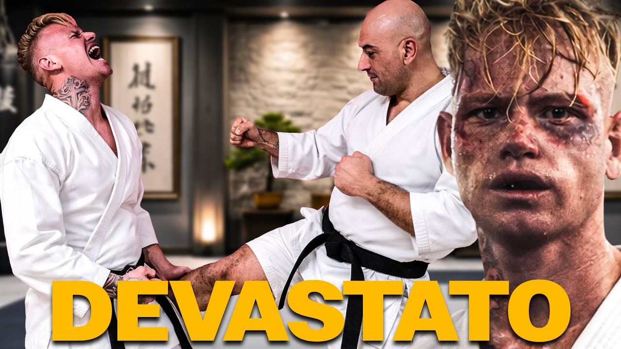 Il mio primo SPARRING di KARATE Kyokushinkai (DEVASTANTE)