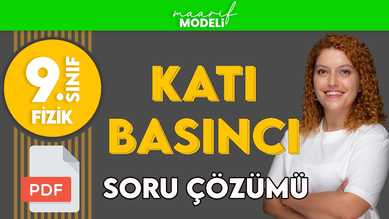 Katı Basıncı Soru Çözümü - 9.sınıf fizik (maarif model)