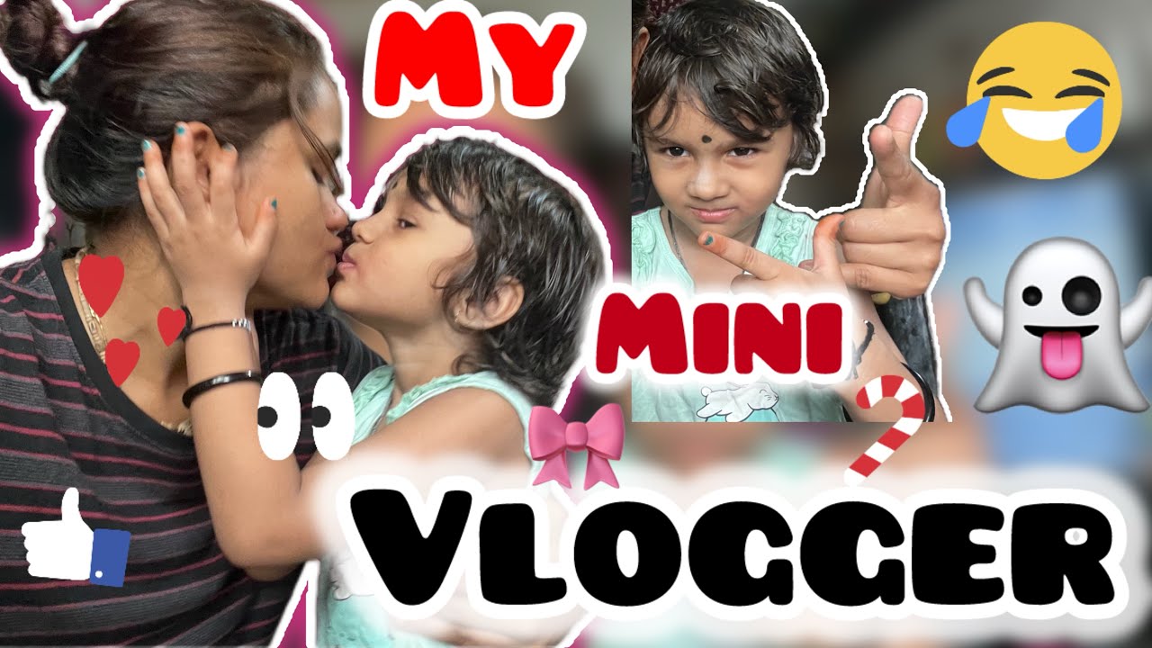 My mini vlogger 🥰 #mydaughter #minivlog #like #comedy #share #viral #fun #littlegirl #video #sunday 