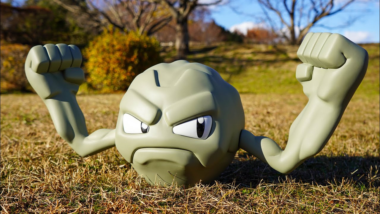 東海オンエアてつやさんの「イシツブテ」スマホケースの作り方　Making  Geodude「Life-size」【ポケモン】  /Pokémon Clay Art