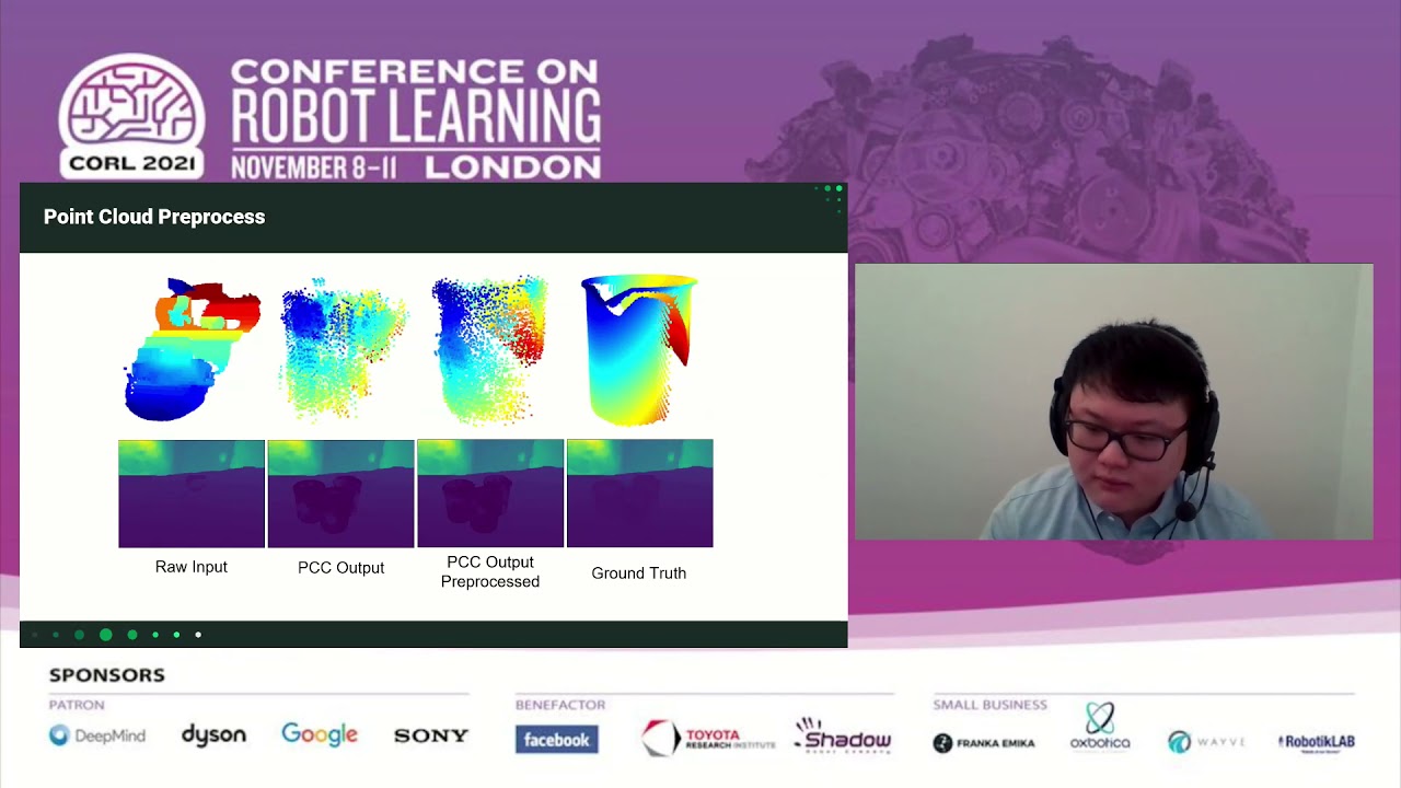 Seeing Glass: Joint Point Cloud and Depth Completion for Transparent Objects by Haoping Xu, Yi Ru Wa