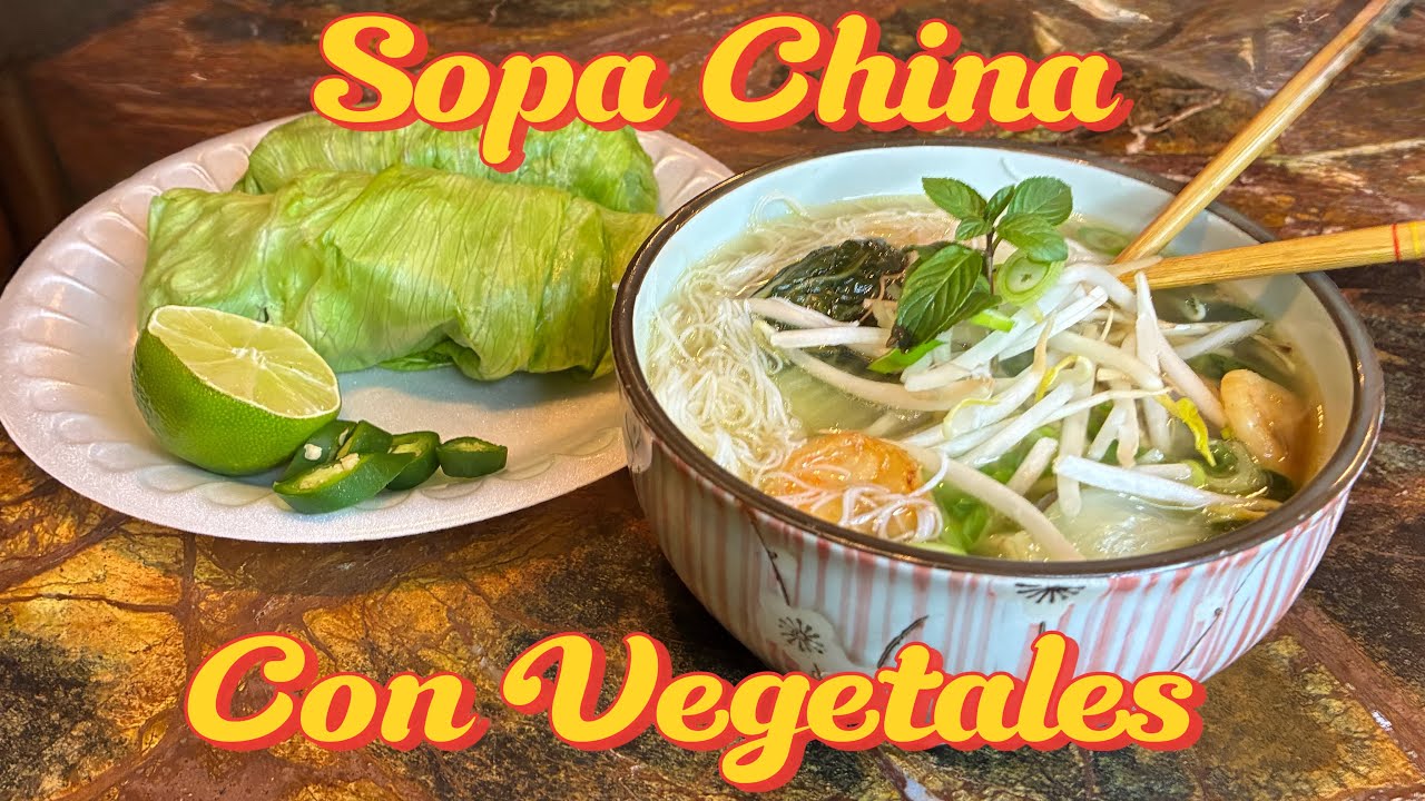 Sopa China con Vegetales 