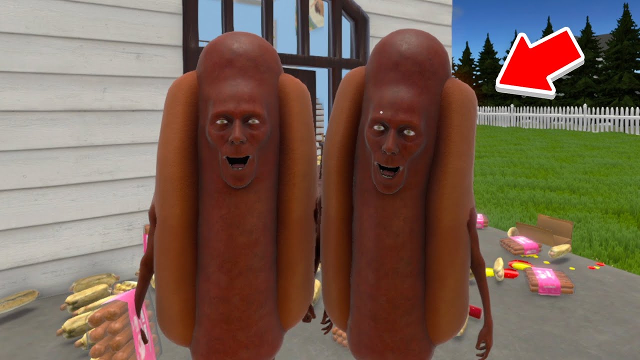 Baby is ATTACKED by SCARY HOTDOGS! (Who's Your Daddy?)